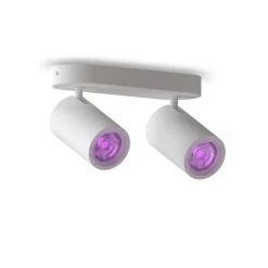 Smart loftspot hvid længde 22 cm 2 lyskilder GU10-LED RGBW^Calex Clearance