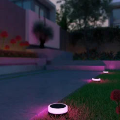 Smart Outdoor Ground Spot, CCT RGB 3 lyskilder.^Calex Discount