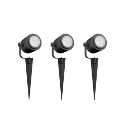 Smart Outdoor Spotlight, jordspyd, sæt med 3 stk^Calex Discount