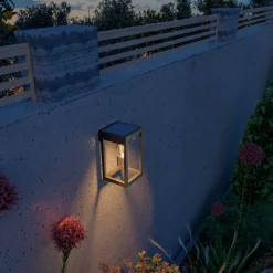 Smart udendørs solcellelanterne, sensor, RGBW^Calex