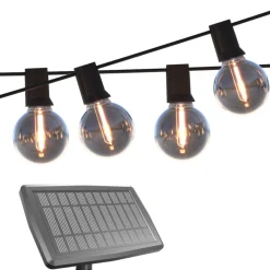 Solar-LED-lyskæde Vista, længde 10 meter, IP44^Calex