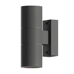 Calex udendørs væglampe GU10 stål op/ned 17 cm, antracit