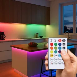 Vista LED-strip, længde 20 m, RGB, CCT fjernbetjening^Calex Hot