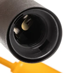 Cambridge loftlampe, 4 lyskilder, sort-orange^HELAM Online