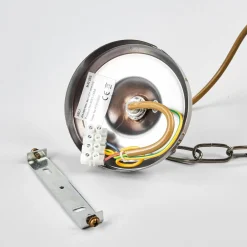 Searchlight CAMEROON pendellampe i patineret messing