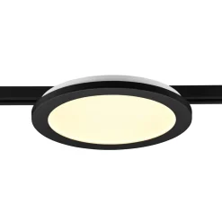 Trio Lighting Skinnesystem>Camillus LED-skinnelampe til DUOline, sort, Ø 26 cm