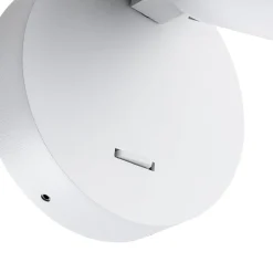 Deko-Light CAN TILT vægspot, hvid, Ø 10 cm, metal, afbryder, GU10