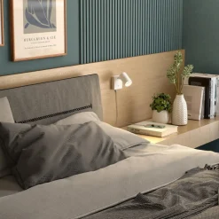 CAN TILT vægspot, hvid, 10 x 10 cm, metal, kontakt, USB^Deko-Light Discount