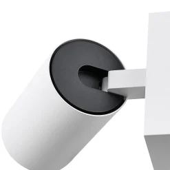 CAN TILT vægspot, hvid, 10 x 10 cm, metal, kontakt, USB^Deko-Light Discount