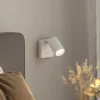 Deko-Light Væglamper|Væglamper>CAN TILT vægspot, hvid, 10 x 10 cm, metal, GU10-kontakt