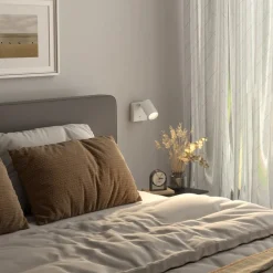 Deko-Light Væglamper|Væglamper>CAN TILT vægspot, hvid, 10 x 10 cm, metal, GU10-kontakt