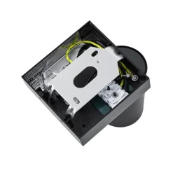 CAN TILT vægspot, sort, 10 x 10 cm, metal GU10 kontakt^Deko-Light