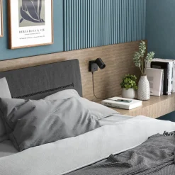 Deko-Light CAN TILT vægspot, sort, 10 x 10 cm, metal, USB-kontakt