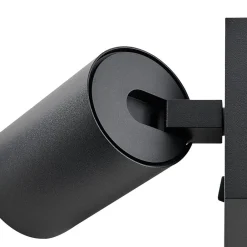 Deko-Light CAN TILT vægspot, sort, 10 x 10 cm, metal, USB-kontakt