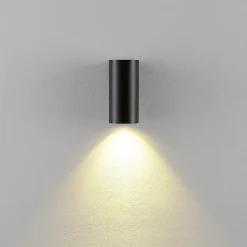 Deko-Light CAN væglampe, sort, 1 lyskilde, højde 13 cm, metal, GU10