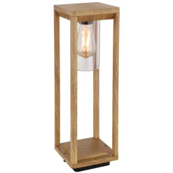 Candela sokkellampe i trælook, højde 50 cm^Globo Best