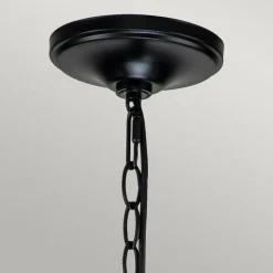 Capitol Hill lysekrone, 6 lyskilder, sort^KICHLER Hot