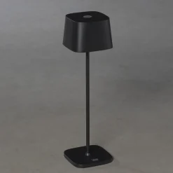 Konstsmide Dekorationsbelysning|Terrassebelysning>Capri LED-bordlampe til udendørs brug, sort