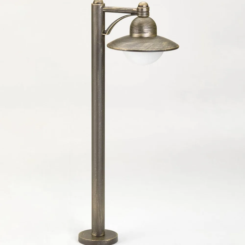 Carla stibelysning med beslag, brun/messing^Albert Leuchten Hot