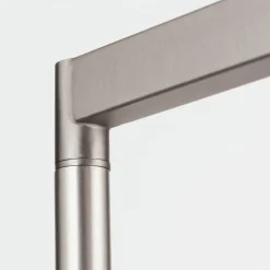 Carlton tekstilgulvlampe, mat nikkel^ORION Hot