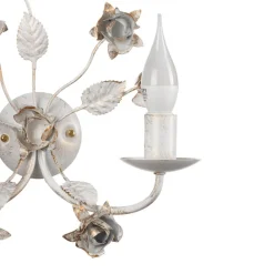 Carolina væglampe, elfenbensfarvet, 2 lyskilder, jern^ONLI New