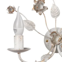 Carolina væglampe, elfenbensfarvet, 2 lyskilder, jern^ONLI New