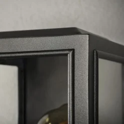 Konstsmide Carpi udendørs væglampe, sort, 12,5 x 30 cm