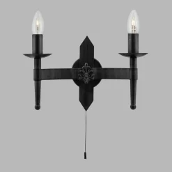 Searchlight Cartwheel II væglampe, 2 lyskilder