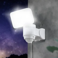 EGLO Casabas LED-solcellelampe med sensor, sort