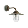 Casale udendørs væglampe, messing, glas, IP44, udspring 30 cm^Moretti Luce