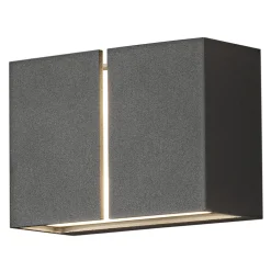 Konstsmide Cassia udendørs LED-væglampe, mørkegrå