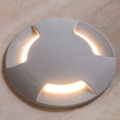 Fumagalli Nedgravet Udebelysning|Udendørs Spot>Ceci 120-3L LED-nedgravningsspot, gråt, CCT