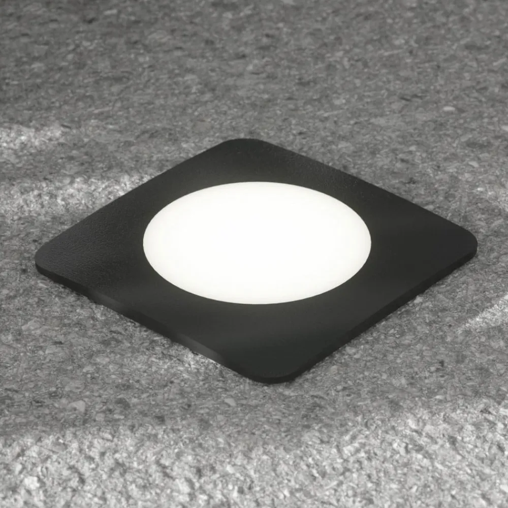 Ceci 160-SQ LED nedgravningsspot, sort, CCT^Fumagalli Hot