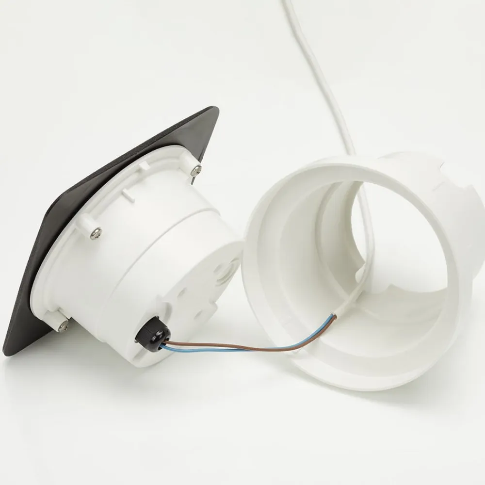 Ceci 160-SQ LED nedgravningsspot, sort, CCT^Fumagalli Hot