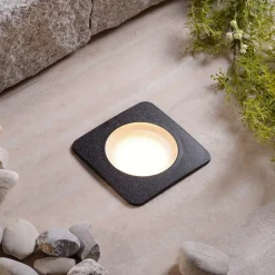 Ceci 120-SQ LED-nedgravningsspot, sort, CCT^Fumagalli New