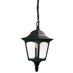 Chapel Mini udendørs pendel, sort^Elstead New