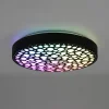 Chizu LED-loftlampe Ø 40,5cm kan dæmpes RGB sort^Reality Leuchten