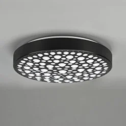 Chizu LED-loftlampe Ø 40,5cm kan dæmpes RGB sort^Reality Leuchten