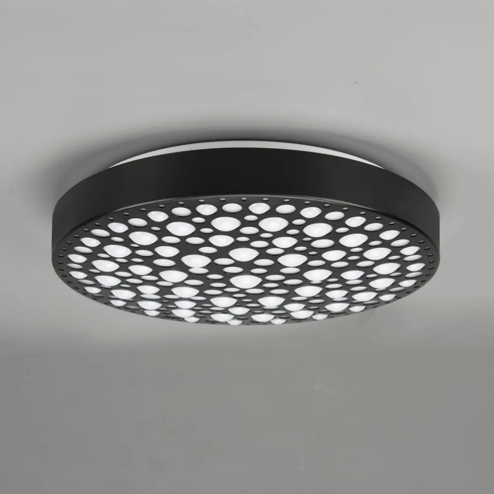 Chizu LED-loftlampe Ø 40,5cm kan dæmpes RGB sort^Reality Leuchten