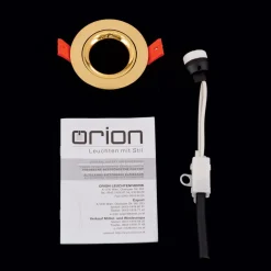 Choice indbygningsspot aluminium, kan roteres guld^ORION Sale