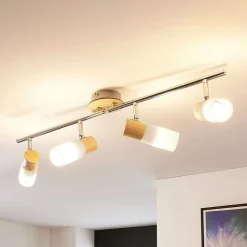 Lindby Christoph LED-træspot, 4 lyskilder