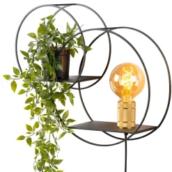 Circle væglampe, sort, 38 cm, E27^Lucide