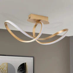 ORION Loftlamper>Circus LED-loftlampe, 3.000 K, messing