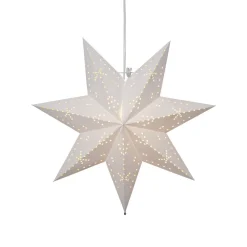 Classic papirstjerne med E14-fatning, hvid^STAR TRADING Hot