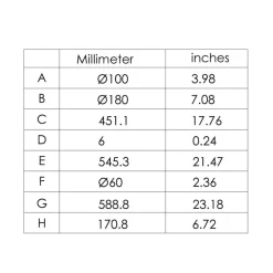 Clavellina LED-bordlampe, sort, vipbar^EGLO Outlet