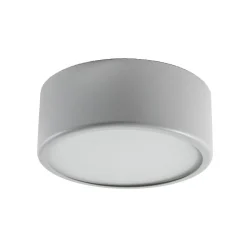 TEMAR LIGHTING Cleo 200 loftlampe, grå, sensor, IP20, Ø 20 cm, E27