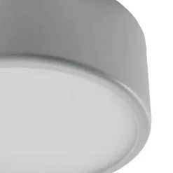 TEMAR LIGHTING Cleo 200 loftlampe, grå, sensor, IP20, Ø 20 cm, E27
