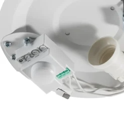 TEMAR LIGHTING Cleo 200 loftlampe, grå, sensor, IP20, Ø 20 cm, E27