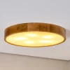 Cleo loftlampe, Ø 57,5 cm, 5 lyskilder, egetræ, E27^TEMAR LIGHTING Discount