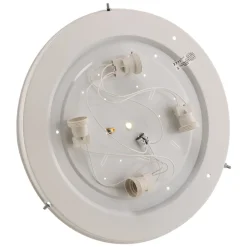Cleo loftlampe, Ø 47,5 cm, 4 lyskilder, fyrretræ, E27^TEMAR LIGHTING Hot